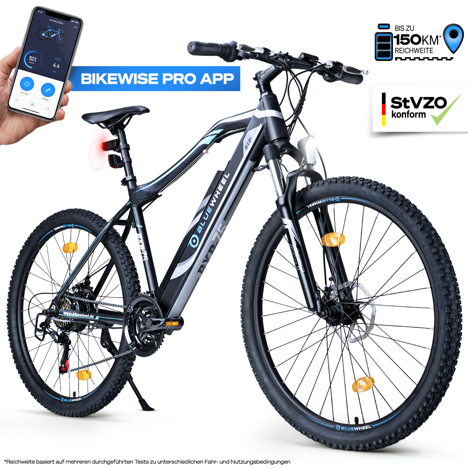 BXB75 E-Bike schwarz 27,5" 10,4 Ah Vorführgerät  